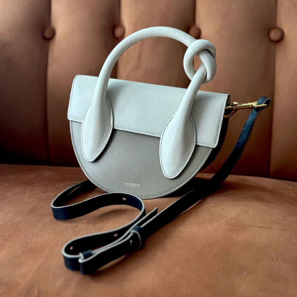 Yuzefi Pretzel leather tote Bag